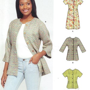 Uncut New Look Sewing Pattern 6607 Misses' Mini Dress , Tunic and Top ...