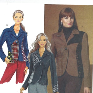 uncut Butterick Sewing Pattern 5422 misses jacket size 8-10-12-14 16-22 FF