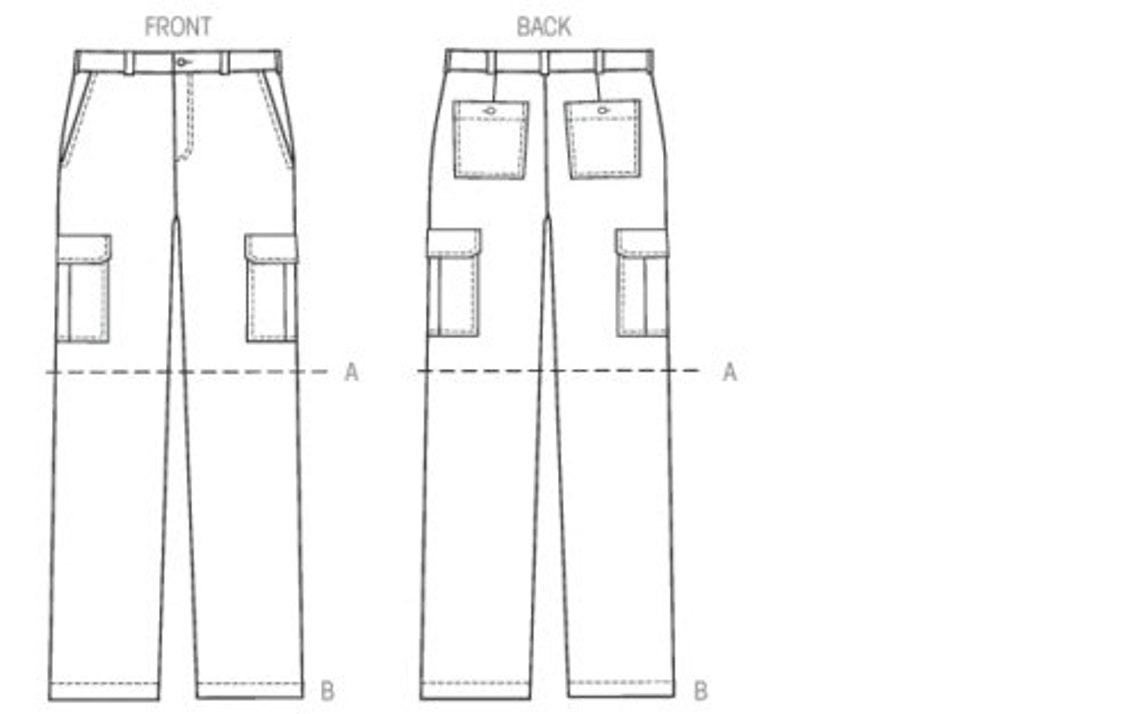 Uncut Kwik Sewing Pattern 4045 Men's Shorts and Pants - Etsy