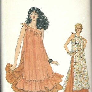 Oklippt, sällsynt Vogue-sömnadsmönster 8293 Vintage 1970-talsmissar, tunika och kjol, storlek 6-10