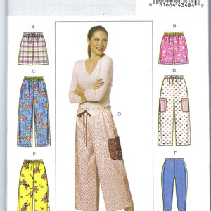 Uncut butterick sewing pattern 5502 sewing pattern Shorts Pj pants Leggings size xs-m L-xl-xxl   FF