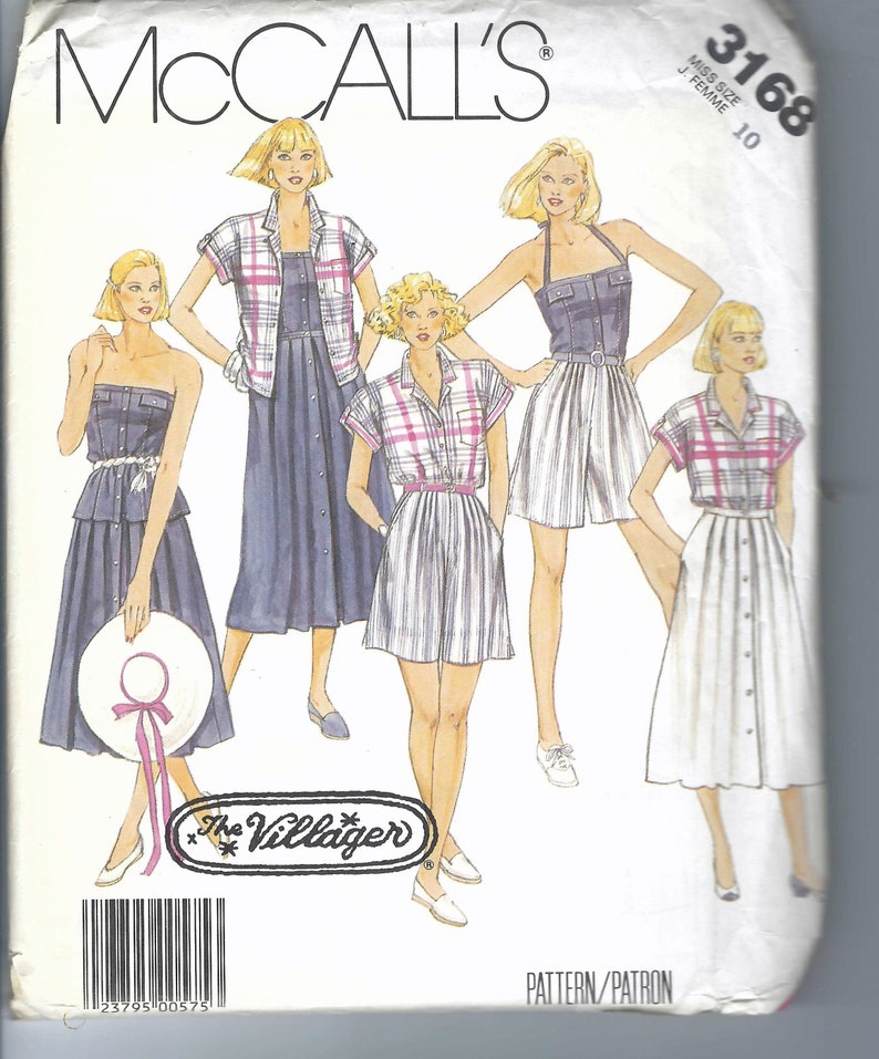S3168 Pattern Uncut Vintage Mccalls Sewing Pattern Size 10 Mccall's 3168 Skirt ...