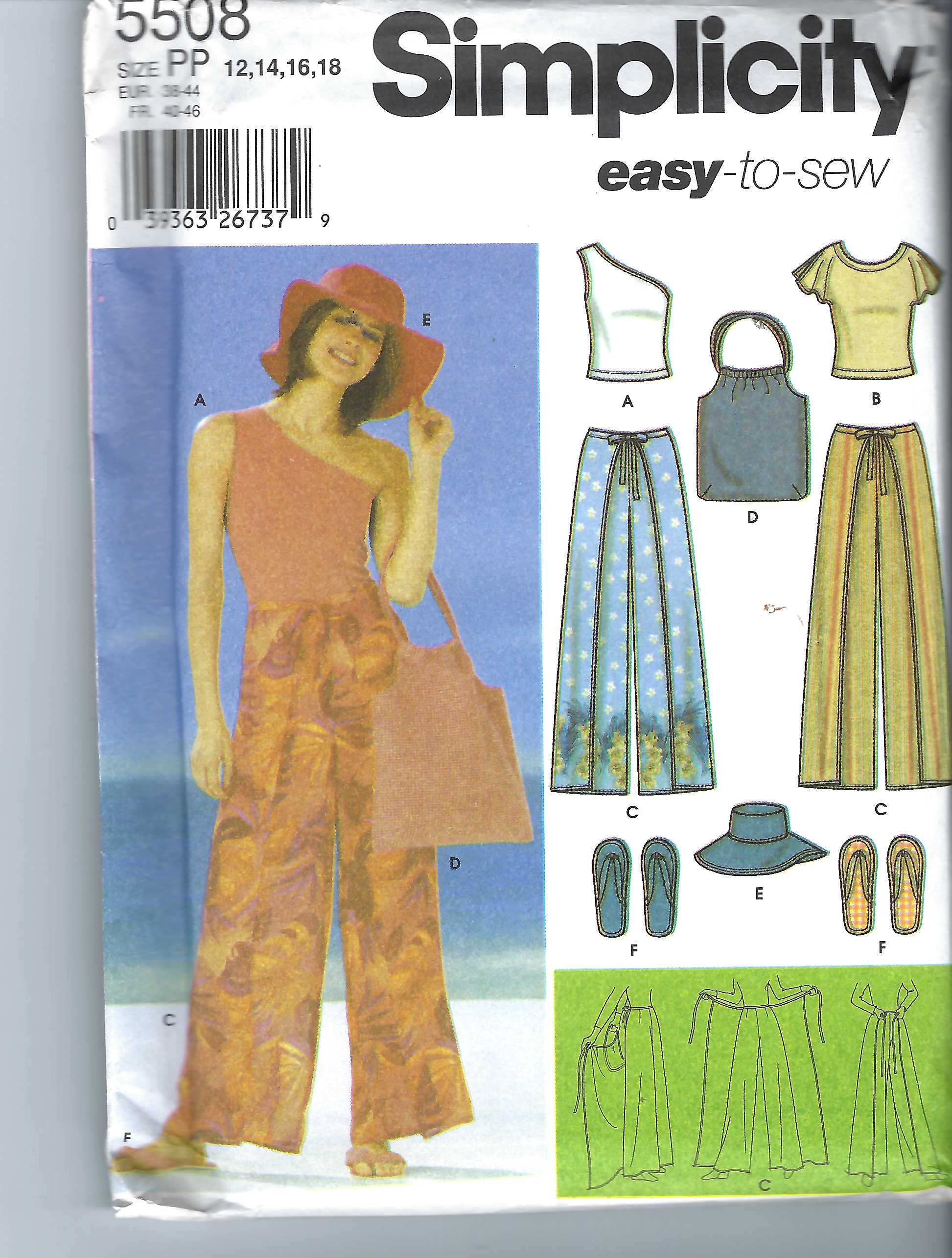 Wrap Pant PDF Sewing Pattern  Adult XS  XXL 