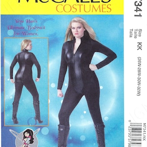 Uncut mccalls Sewing Pattern 7341 216 Yaya Han&#39;s Cosplay Ultimate Bodysuit for Women | Women&#39;s Sizes 18-24  26-32  FF