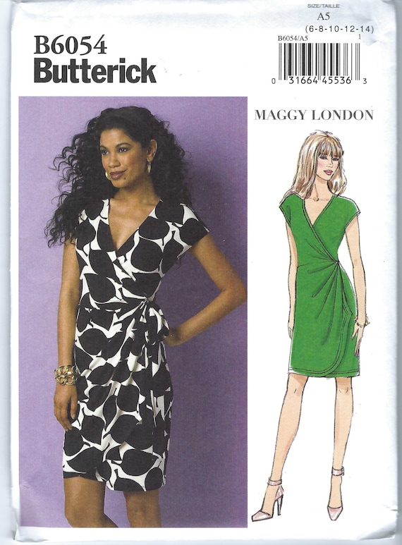 Uncut Butterick Sewing Pattern Misses' Stretch Knit Wrap - Etsy