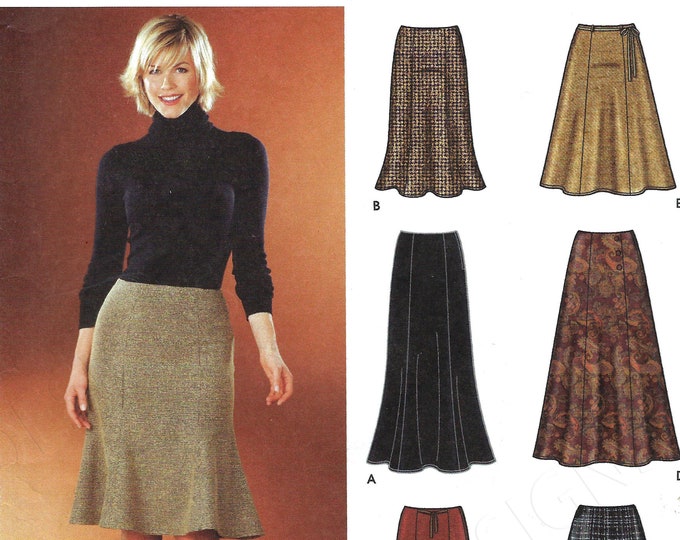 Uncut Simplicity Sewing Pattern 5914 Skirt Sewing Pattern - Etsy