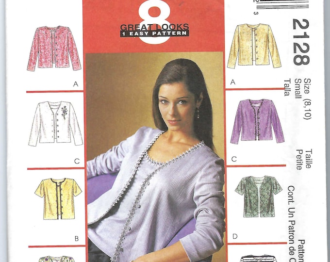 Patron De Couture Vintage McCall's N°2200 - Taille 16-20 - Non Découpé (uncut) - Pour Pantalon, Top, Veste, Jupe