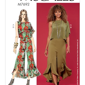Uncut  McCall's sewing Pattern 7692 U.S. Sizes (6-8-10-12-14) (14-16-18-20-22) Factory Folded