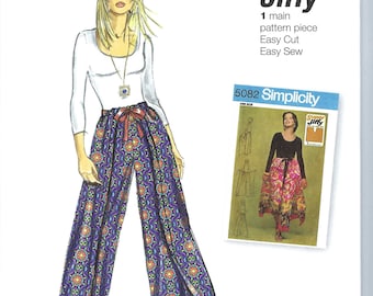 S8134, Simplicity Sewing Pattern Misses' Easy-to-Sew Pants and Shorts
