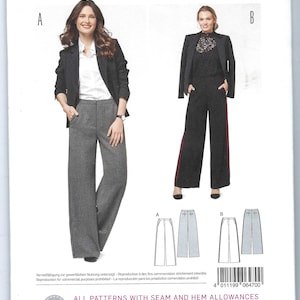 Uncut Burda sewing pattern 6470 misses TROUSERS BURDA Sewing Pattern Sizes 8 - 20 FF