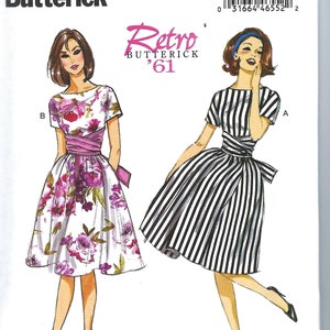 Uncut Butterick 6318 Misses&#39; Dresses - Size 6-8-10-12-14 14-22 FF