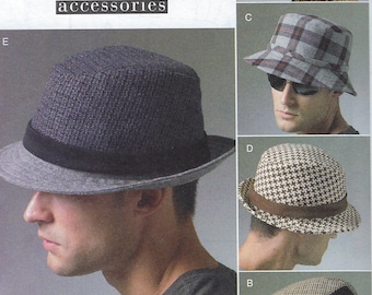 Misses Hats Fedora Newsboy Beret Winter Millinery Women Accessory Sewing Pattern 