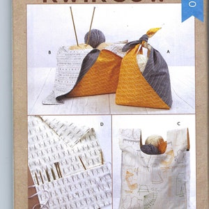 Uncut Simplicity Sewing pattern 9332  Kwik Sew K4320 Sewing Craft Hobby Tote and Bag FF