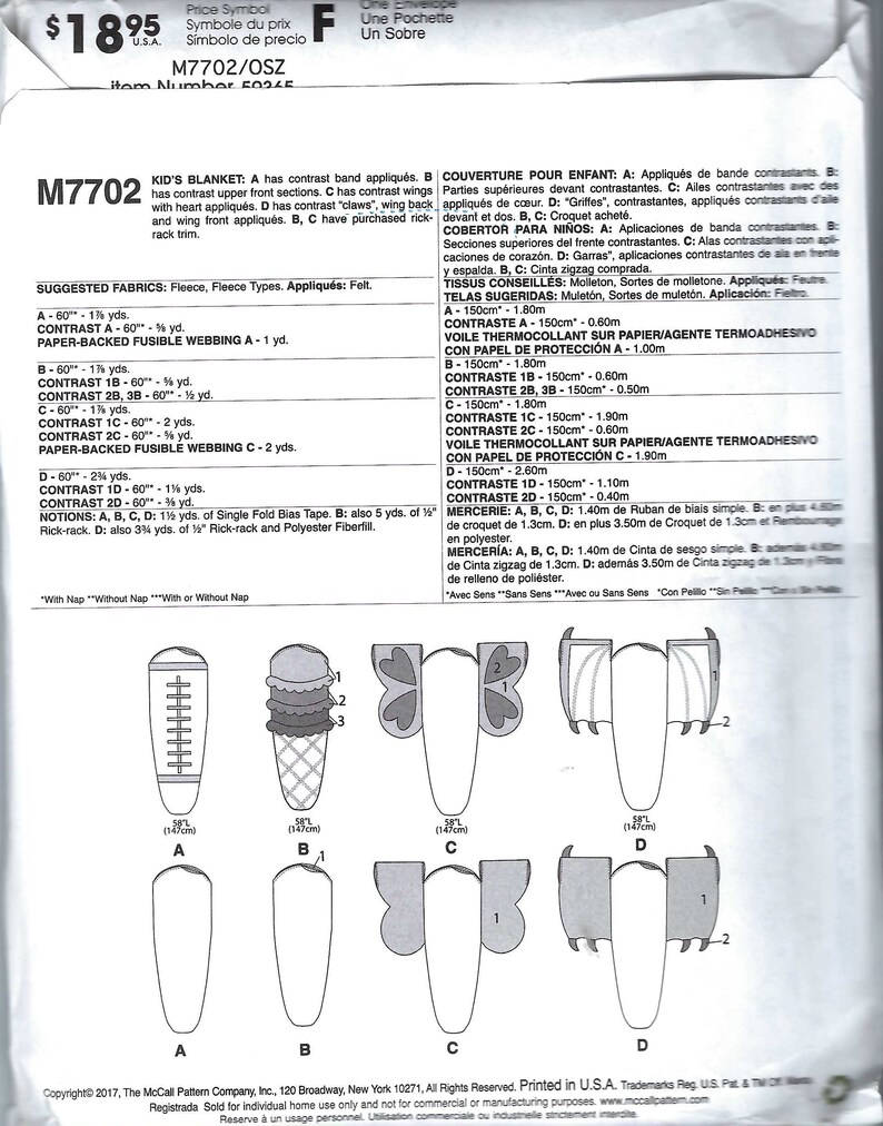 mccall's sleep ensacark pattern
