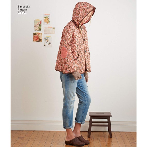 Rare Uncut Simplicity Pattern 232 8298 Misses Coat and