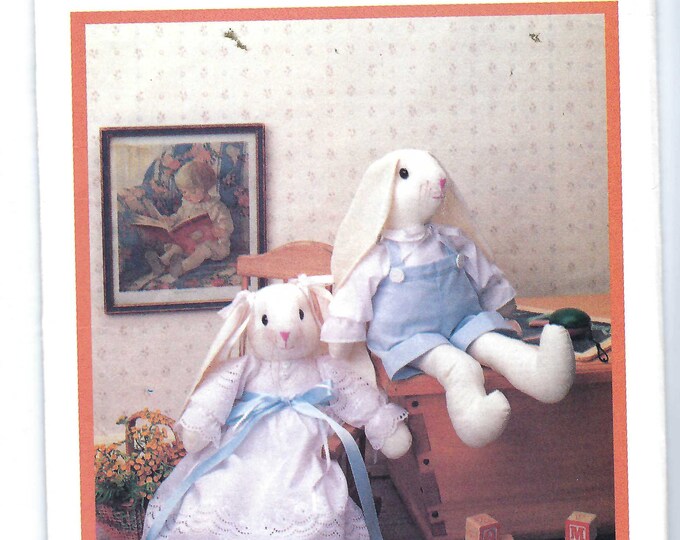 Uncut Butterick Sewing Pattern 4682 Stuffed Victorian Rabbit Pattern 20 ...