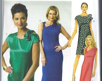 Uncut Butterick Sewing Pattern 5784 Misses' Top and Dress Sewing Pattern, Size xs-m L-xl-xxl  FF