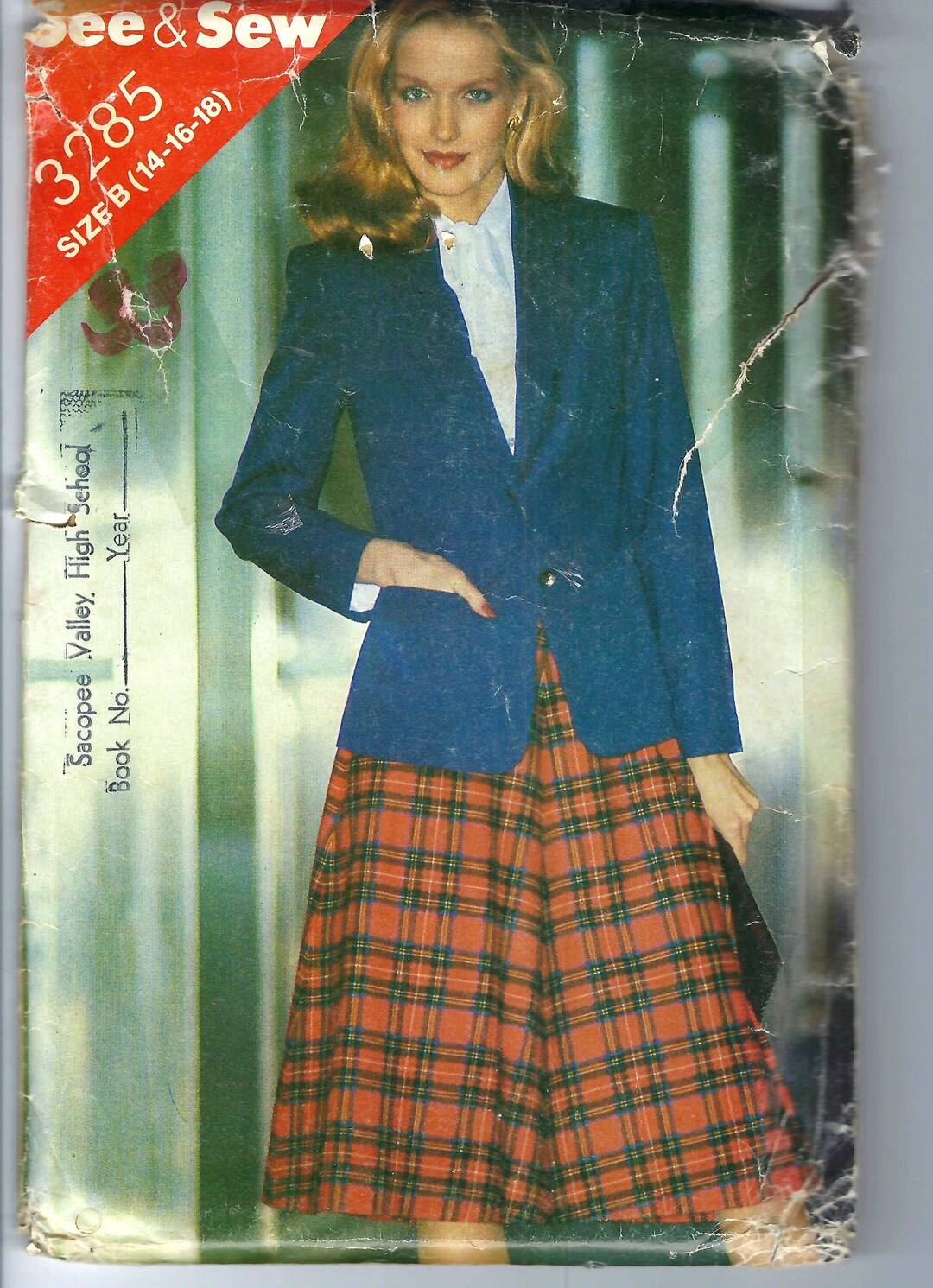 Uncut Vintage Butterick Sewing Pattern Misses' Loose Fitting Partially ...