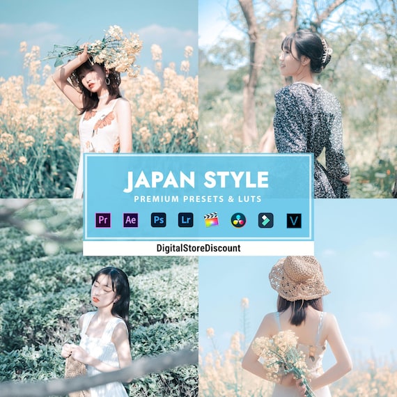 24 Japan Presets and LUTs: Photo & Video Filters (PC and Mobile)