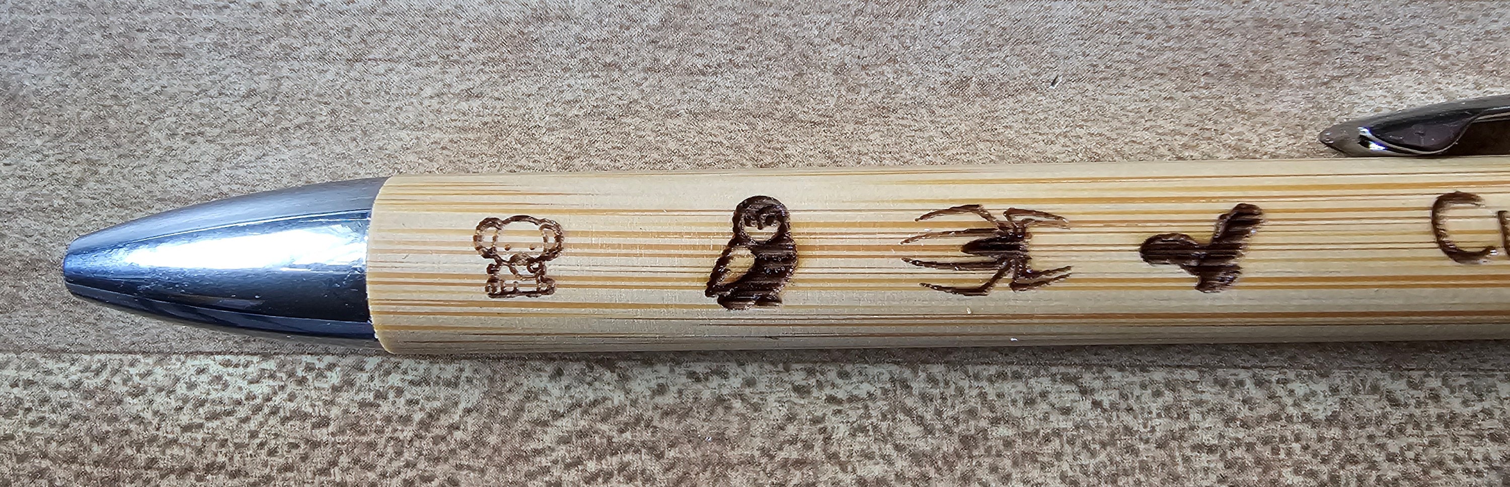 Bamboo Pens With Stylus, Custom Laser Engraved - Etsy