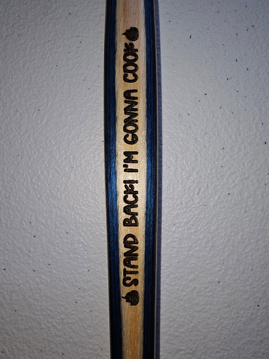 Pakka Wood Spoon and Turner Set Laser Engraved - Etsy