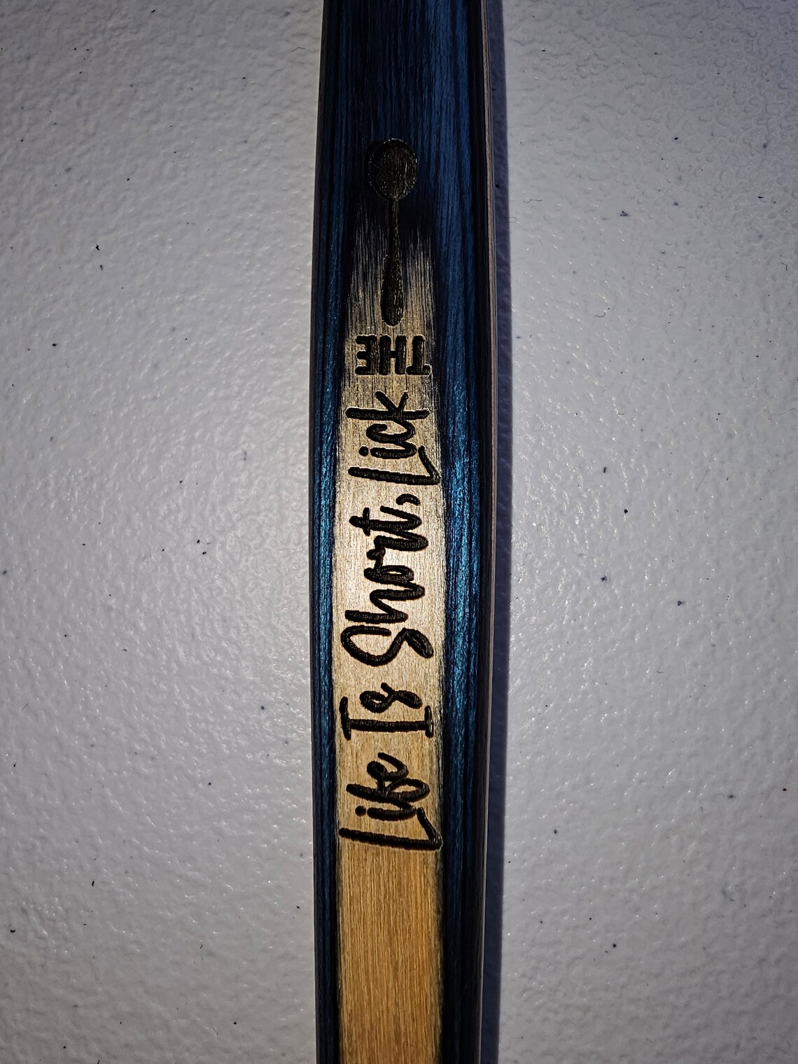 Pakka Wood Spoon and Turner Set Laser Engraved - Etsy