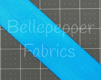 1 yard Seatbelt Material 5 panel 48mm, Turquoise Blue Approx 2”