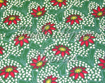 Andover Fabrics Santa Claus Lane Green 1 Yard