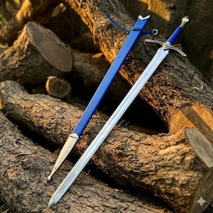 Personalized Ancient Foe-Hammer Fantasy Longsword Viking Movie Fantasy Sword Cosplay Groomsmen Gift for Husband Anniversary Gift for Wedding