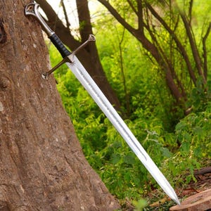 Elven King Long Sword Replica: Movie Fantasy Sword Medieval Sword Wedding Gift for Groomsmen Gift for Husband Birthday Gift for Boyfriend image 14