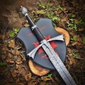 Dark Sister Sword Replica | Targaryen Inspired Fantasy Longsword | Groomsmen Gift for Him Wedding Gifts for Husband Anniversary Gift for Dad
