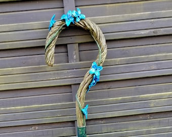 Cosplay Magic Staff for Elves, Druids & Witches | Handmade EVA Foam Prop | Detachable Fantasy Staff for Costume, LARP  Halloween
