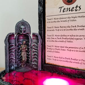 Skyrim Night Mother Lamp, Dark Brotherhood Handmade Nightlight, Elder Scrolls Gift for him\her , Skyrim Decor image 4
