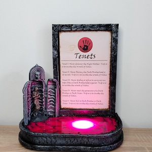 Skyrim Night Mother Lamp, Dark Brotherhood Handmade Nightlight, Elder Scrolls Gift for him\her , Skyrim Decor image 6