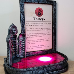 Skyrim Night Mother Lamp, Dark Brotherhood Handmade Nightlight, Elder Scrolls Gift for him\her , Skyrim Decor image 3