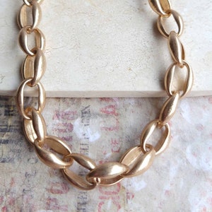 Chunky Gold Chain Necklace - Large link