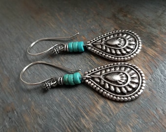 Southwestern Teardrop Earrings