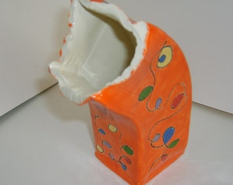 Scribble Vase - Orange