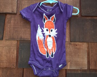 Baby 12 months batik Woodland Fox one piece