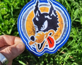 Jerry Garcia Wolf Sticker: Waterproof Batik Design Decal