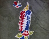 Adult Handmade Batik Box of Rain Candlestick  shirt