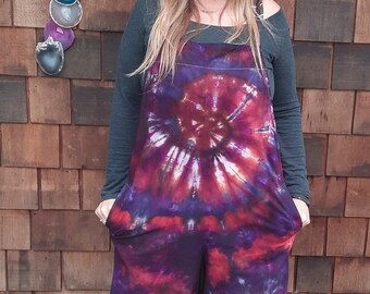 Women's 3XL Ice dye overalls