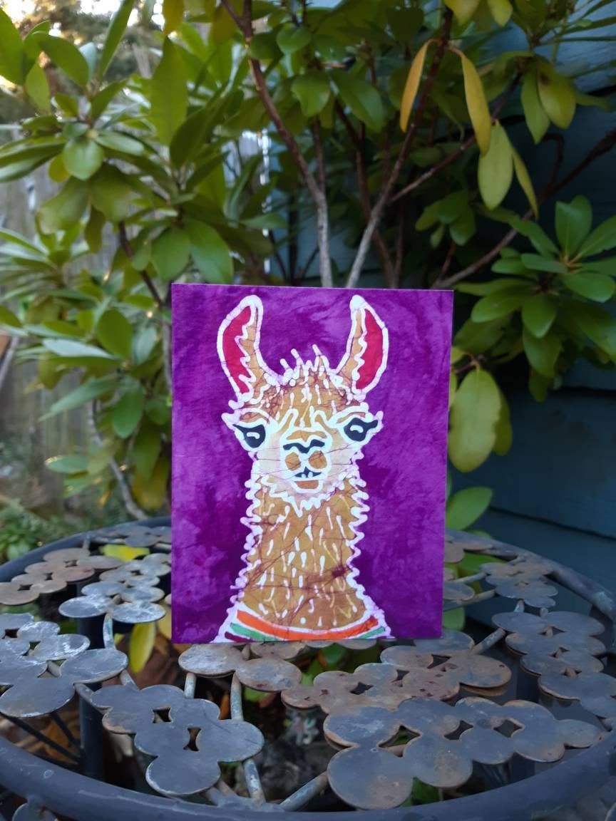 Llama Note Card Llama Card Llama Llama Gift Mama Llama Etsy