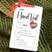 Printable Care Tag for Handmade Knit Item ~ I Am Hand Knit Gift Labels ...