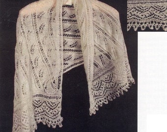 Fern Garden Stole  Pattern - PDF copy