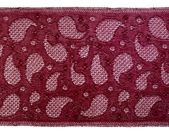 Châle Paisley 2.0 - Modèle de tricot dentelle