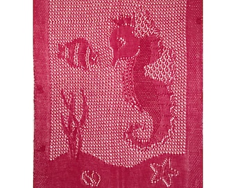 Baby Seahorse Blanket | PDF Knitting Pattern