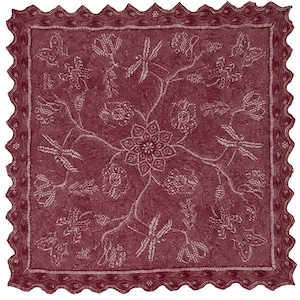 Jacobean Square Lace knitting Pattern - PDF file