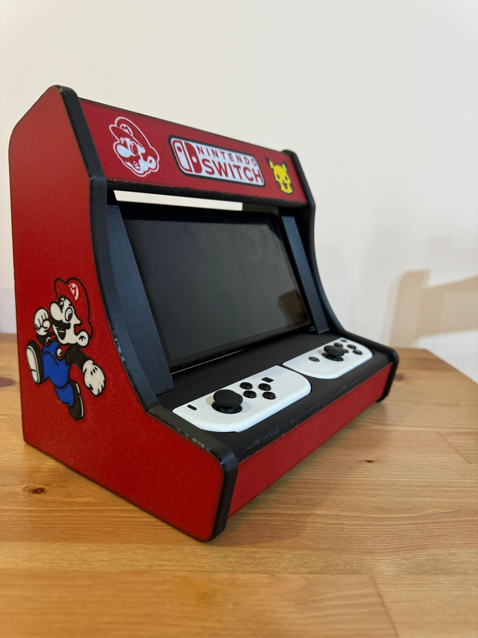 Amazon.co.jp: (Switch用) 対面型アーケードスタンド (レッド