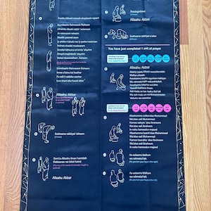 Prayer mat step by step educational